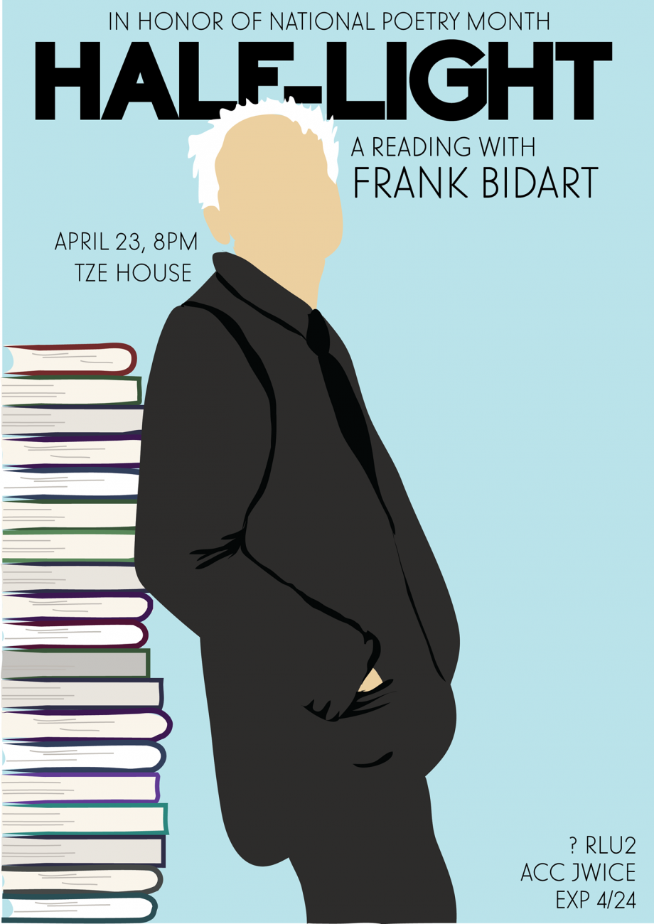 "Half-Light a reading with frank Bidart" at TZE House