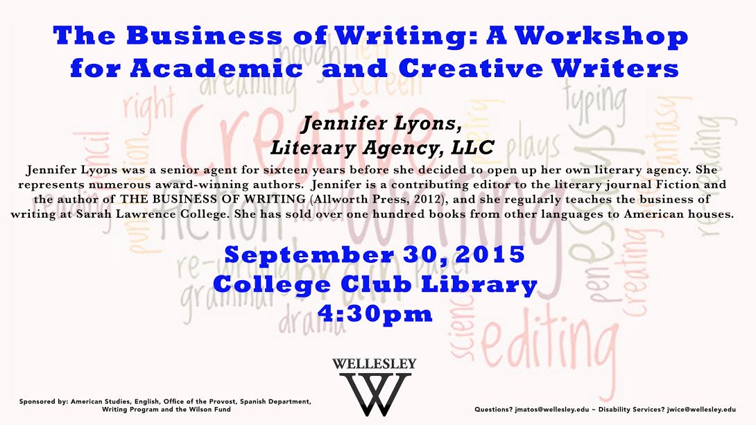 The Business of Writing: A Workshop for Academic and Creative Writers 