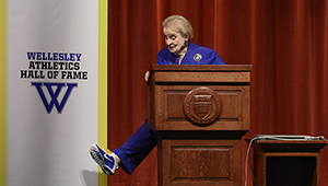 Madeline Albright & Sneakers