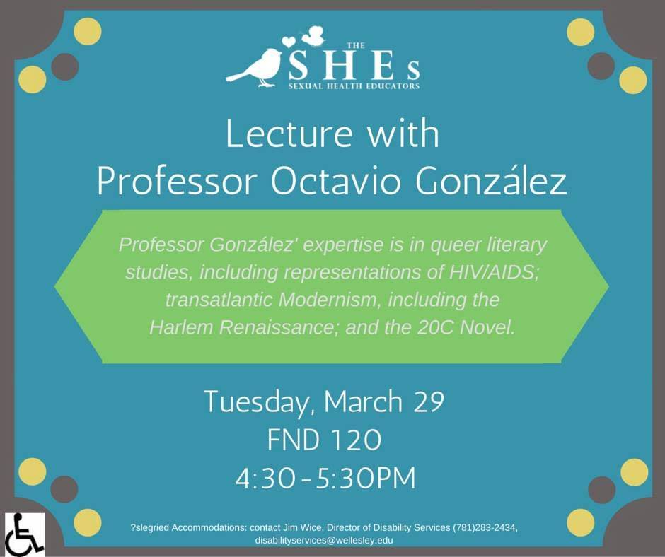 The SHE's present a lecture with professor Octavio Gonzalez