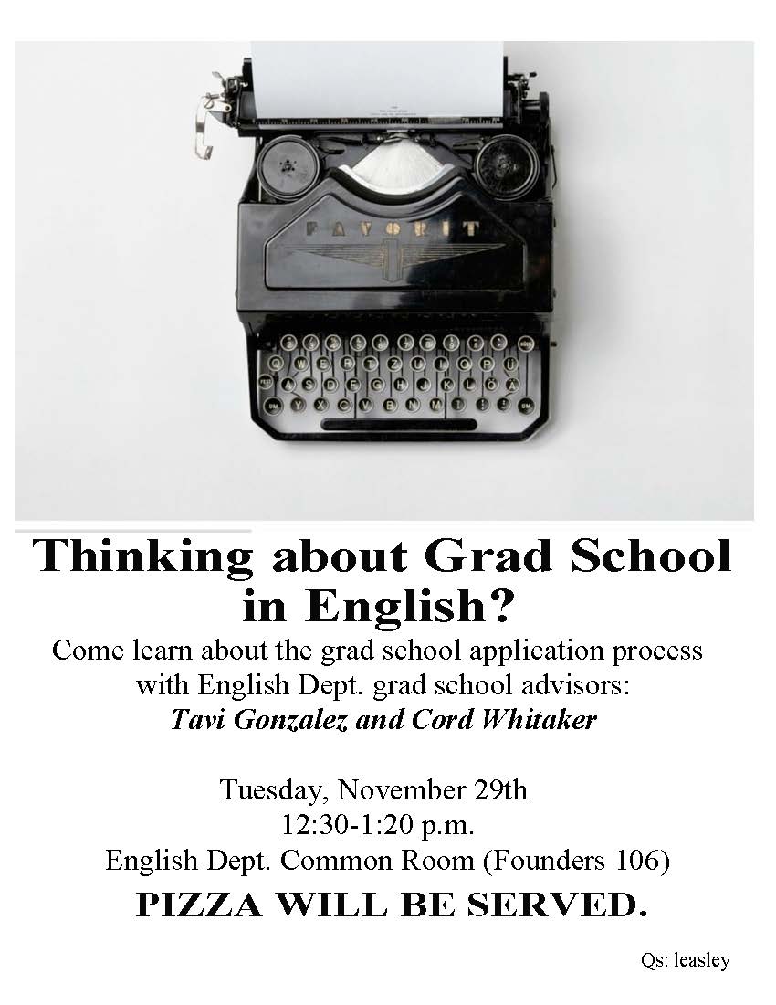 Learn about grad school in english