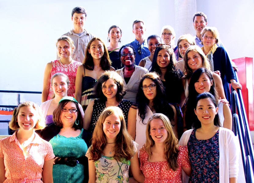 Photo of the graduating seniors who were neuroscience majors of the class of 2014