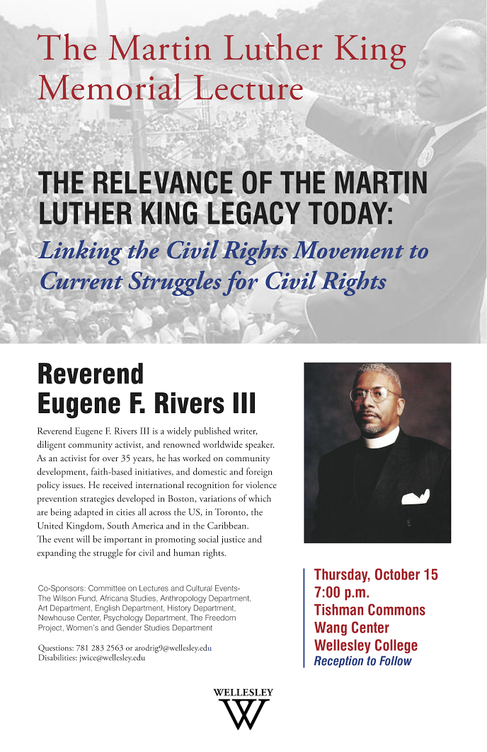 The Martin Luther King Memorial Lecture