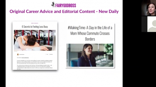 Advancing Your Career Through Gender Equality with Fairygodboss (Webinar, October 2018)