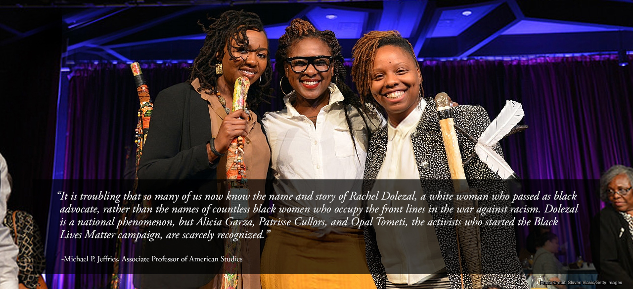 Alicia Garza, Patrisse Cullors, and Opal Tometi, founders of the Black Lives Matter movement