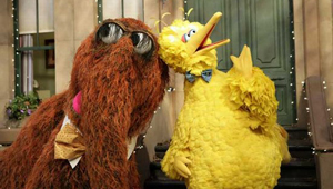 Sesame Street's Snuffleupagus and Big Bird