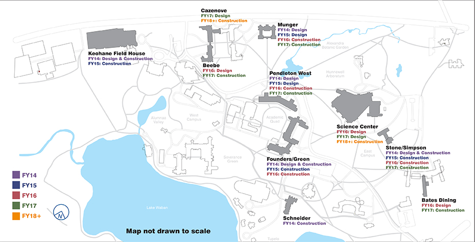 Wellesley College Campus Map
