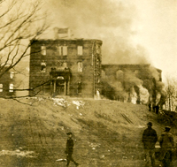 College Hall Fire Image