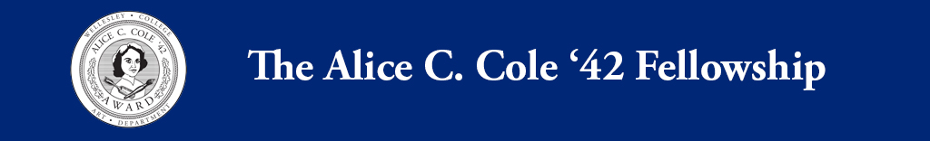Alice C. Cole Fellowship banner
