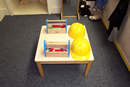 picture of play equipment on table