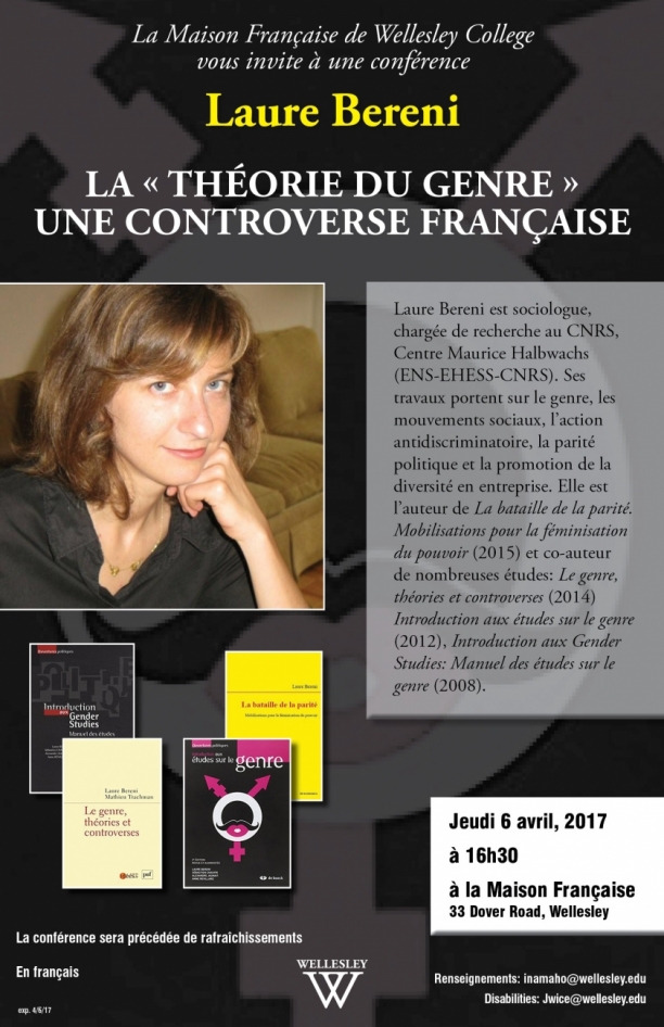 Laure Bereni: La theorie du genre - une controverse francaise