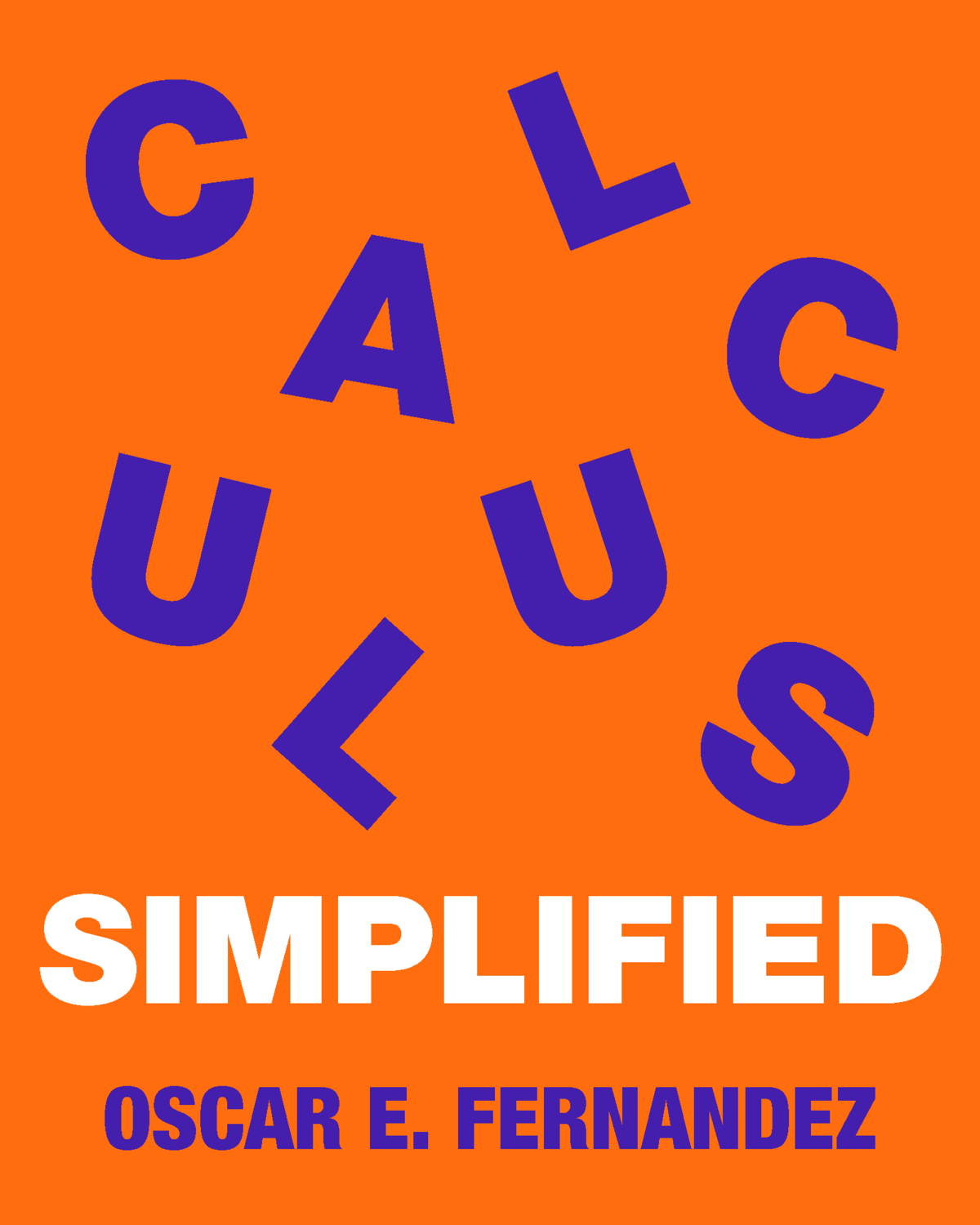 Calculus Simplified book sleeve