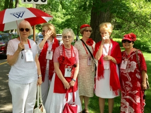 Dr. Wan Lim '68 (far right) at her 50th reunion